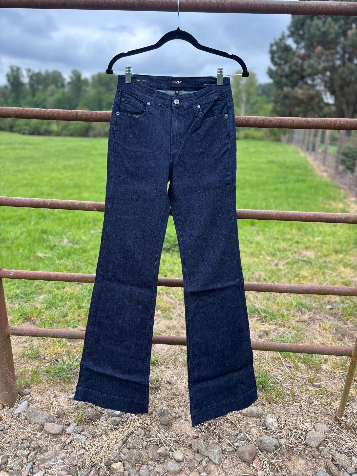 Haala- bella- midnight w/ navy stitch LONG