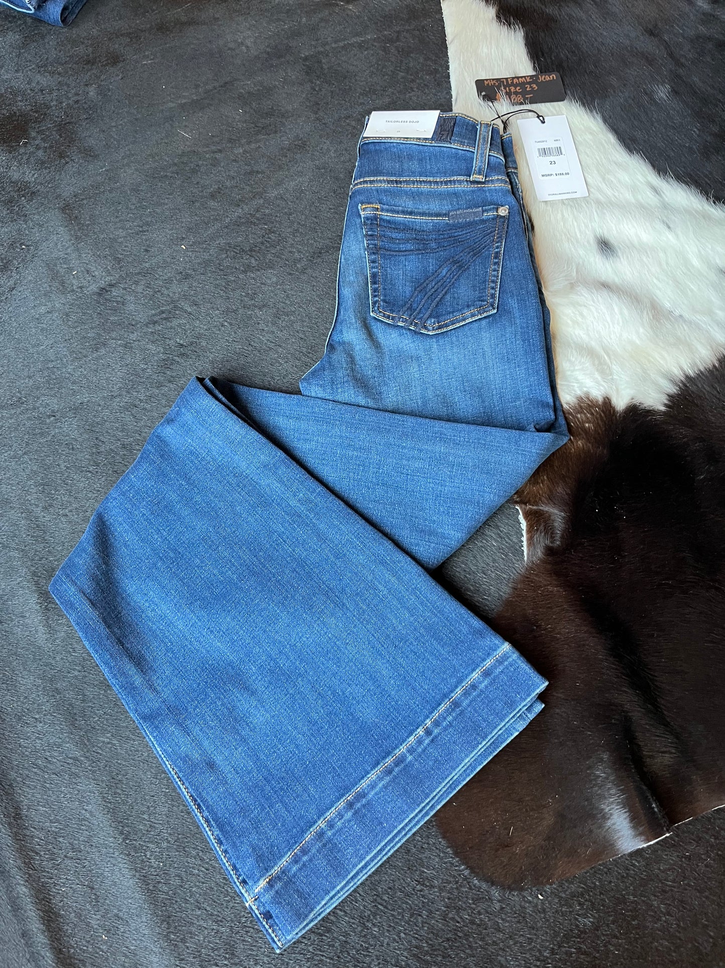 7FAMK DOJO JEAN- TAILORLESS melrose
